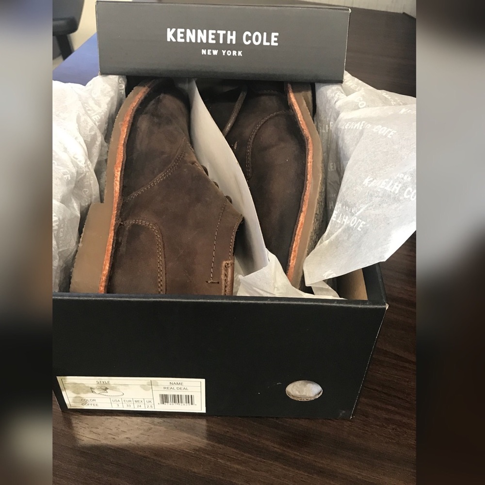 Kenneth Cole casual boots - (coffee) colored